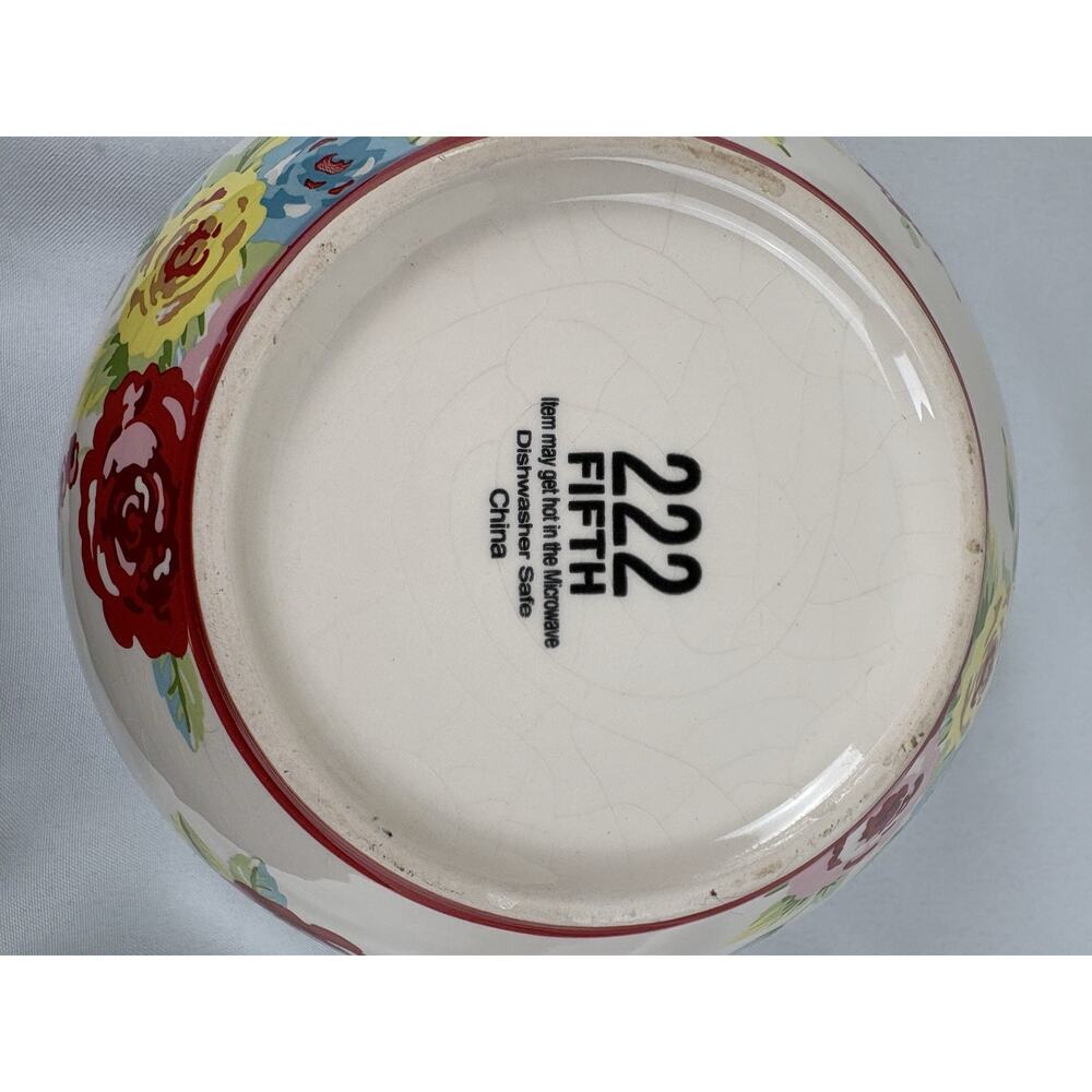 Vintage 222 Fifth New Country ceramic bowls set of 3 - Picture 6 of 9